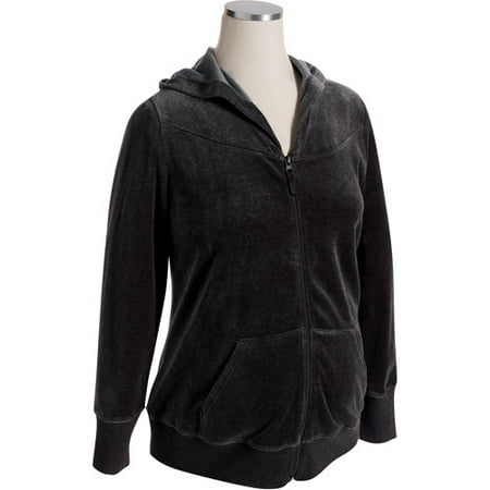 Athletic Works - Maternity Velour Zip Hoodie