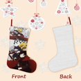 thumbnail image 3 of RWBY Tema: Calcetines de Navidad, fino lino blanco para colgar en escaleras y chimenea, decoración navideña para el hogar, regalo de Navidad. 54cm × 38cm, 3 of 5