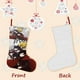 thumbnail image 3 of RWBY Tema: Calcetines de Navidad, fino lino blanco para colgar en escaleras y chimenea, decoración navideña para el hogar, regalo de Navidad. 45cm × 32cm, 3 of 5