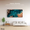 thumbnail image 2 of Cuadro Decorativo Canvas Abstracto Resplandor Azul 120x60, 2 of 3