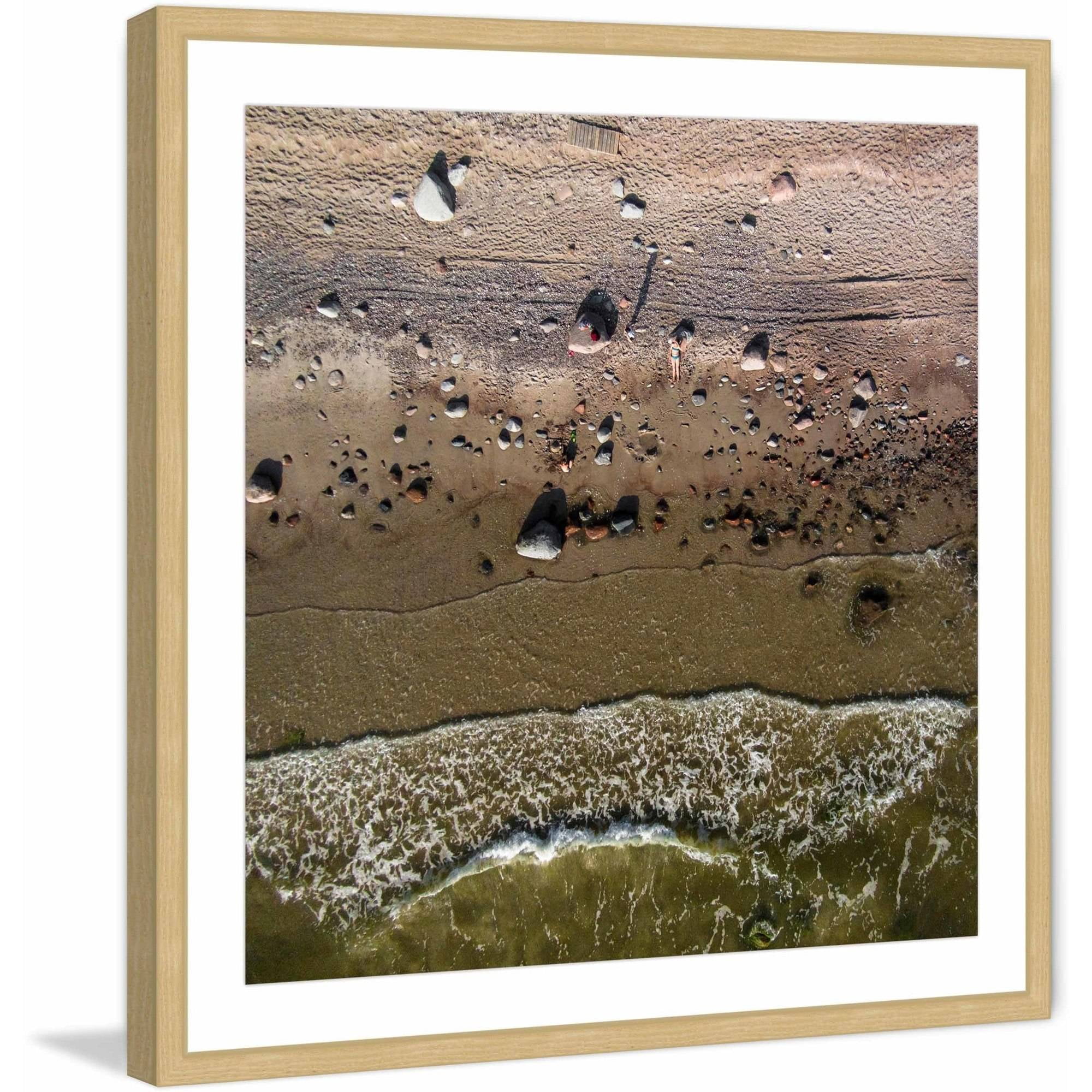 Marmont Hill "The Tide" by Karolis Janulis Framed Painting Print