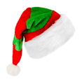 thumbnail image 1 of Gorro de Papá Noel para Adultos Gorro de Navidad 1 Paquete Rojo y Verde Navidad Papá Noel Año Nuevo Sombreros de Fiesta Sombrero Sombrero de Vacaciones, 1 of 4