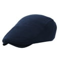 thumbnail image 2 of Men's Herringbone Tweed Newsboy Cap Classic Baker Boy Gatsby Style Flat Hat, 2 of 2