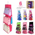 thumbnail image 6 of D-GROEE Over The Door Purse Organizer & Storage Handbag Organizer with 6 Easy Access Deep Pockets - Handbag Organizer with Clear Pockets, 6 of 6
