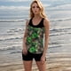 thumbnail image 5 of TaTaai Women's Vintage Conservative Bikini, High Waist Printed Swimsuit Set, Two Piece with Removable Padded Bra for Hot Spring Gift, 5 of 8