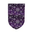 thumbnail image 5 of Wukai Snowflake Gradient Purple Print Garden Flag 12.5x18 Inch Double Sided Sun-resistant Rain-resistant, Wrinkle-resistant Colorfast(Only Flag), 5 of 7