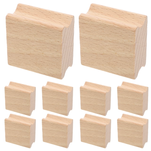 10 sellos de madera para manualidades, álbumes de recortes, libros de contabilidad y otros materiales para tallar madera.