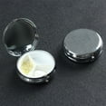 thumbnail image 5 of Deep Blue And White Dots Round Pill Box Small Pill Case For Purse Pocket Medicine Organizer Travel Pillbox Portable Pill Container, 5 of 6