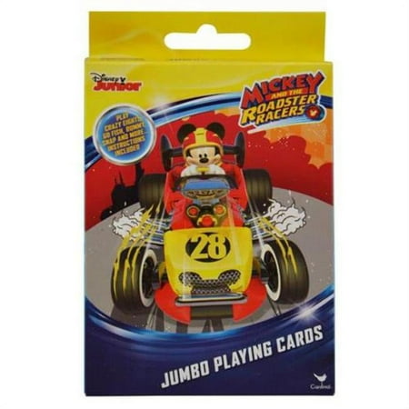 UPC: 0778988668924 | DDI 2321963 Mickey Roadsters Jumbo Card Game – Case of 168