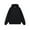 #105-Black, variant on Donemore Men's Hooded Sweatshirt Heavyweight 550GSM Solid Color Casual Loose Fit Pullover Japanese Fleece