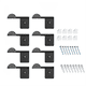 thumbnail image 1 of Adhesivos para Perchero de Sombreros, para Pared, Puerta, Soporte para Gorras de Béisbol, Organizador de Almacenamiento para Armario, Colgador de Gorras, Color Negro., 1 of 5