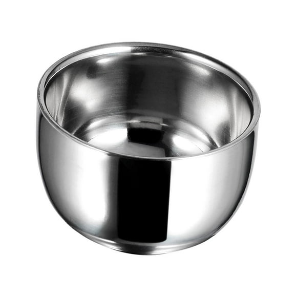 Tazón de afeitar Taza de afeitar de acero inoxidable, Taza de afeitar, Metal, Tazón de taza de jabón para regalos del día de San Valentín Marido