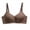 Coffee, variant on Nursing Bra for Women One Hand Easy Open Clips Maternity Breastfeeding Bras Wire Free Soft Gathered Cups Skin Friendly Underwear Green 34