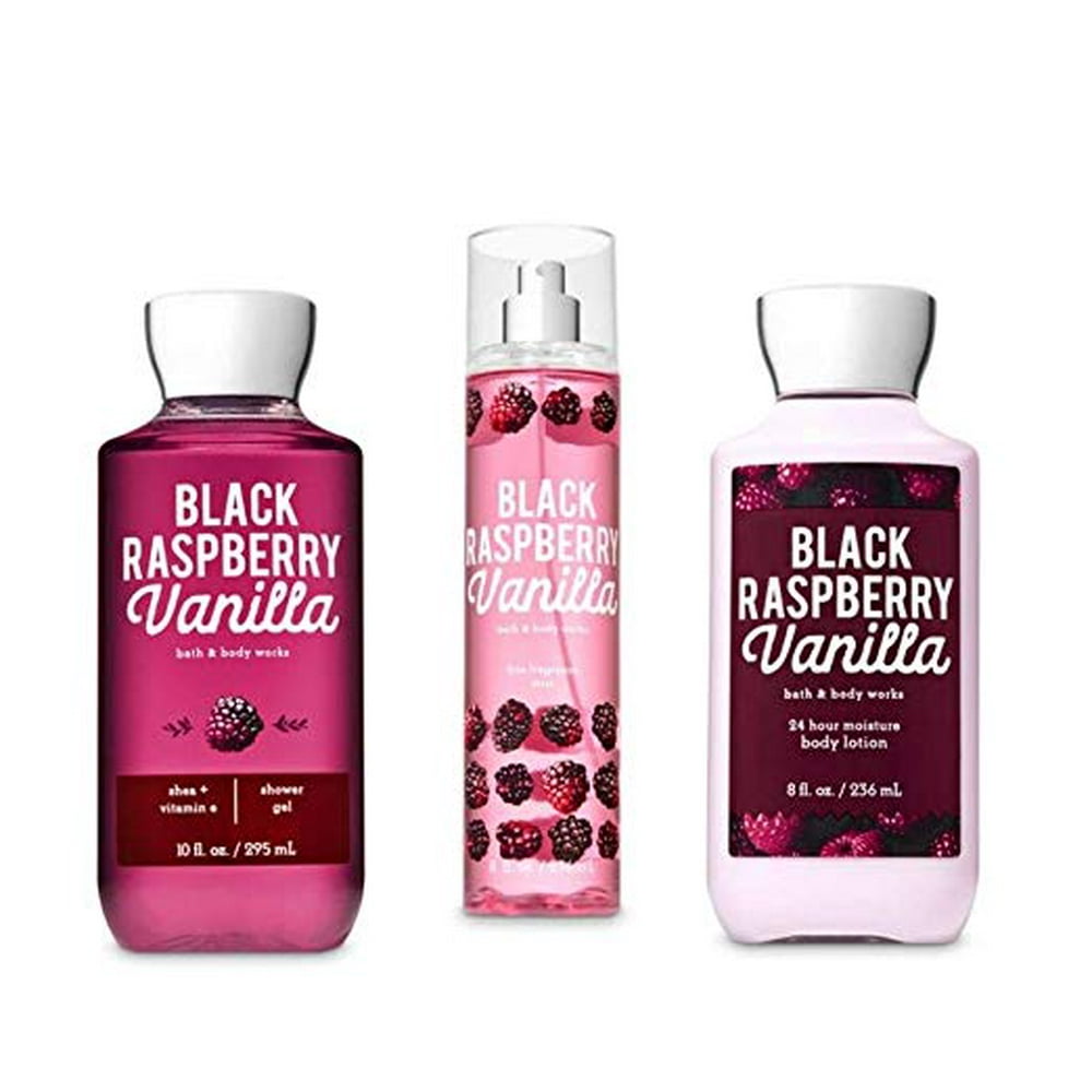 Bath and Body Works Black Raspberry Vanilla Shower Gel, Fine
