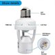 thumbnail image 2 of 110-240V PIR infrared motion sensor adjustable E27 lamp holder for basement garage interior lighting, 2 of 5