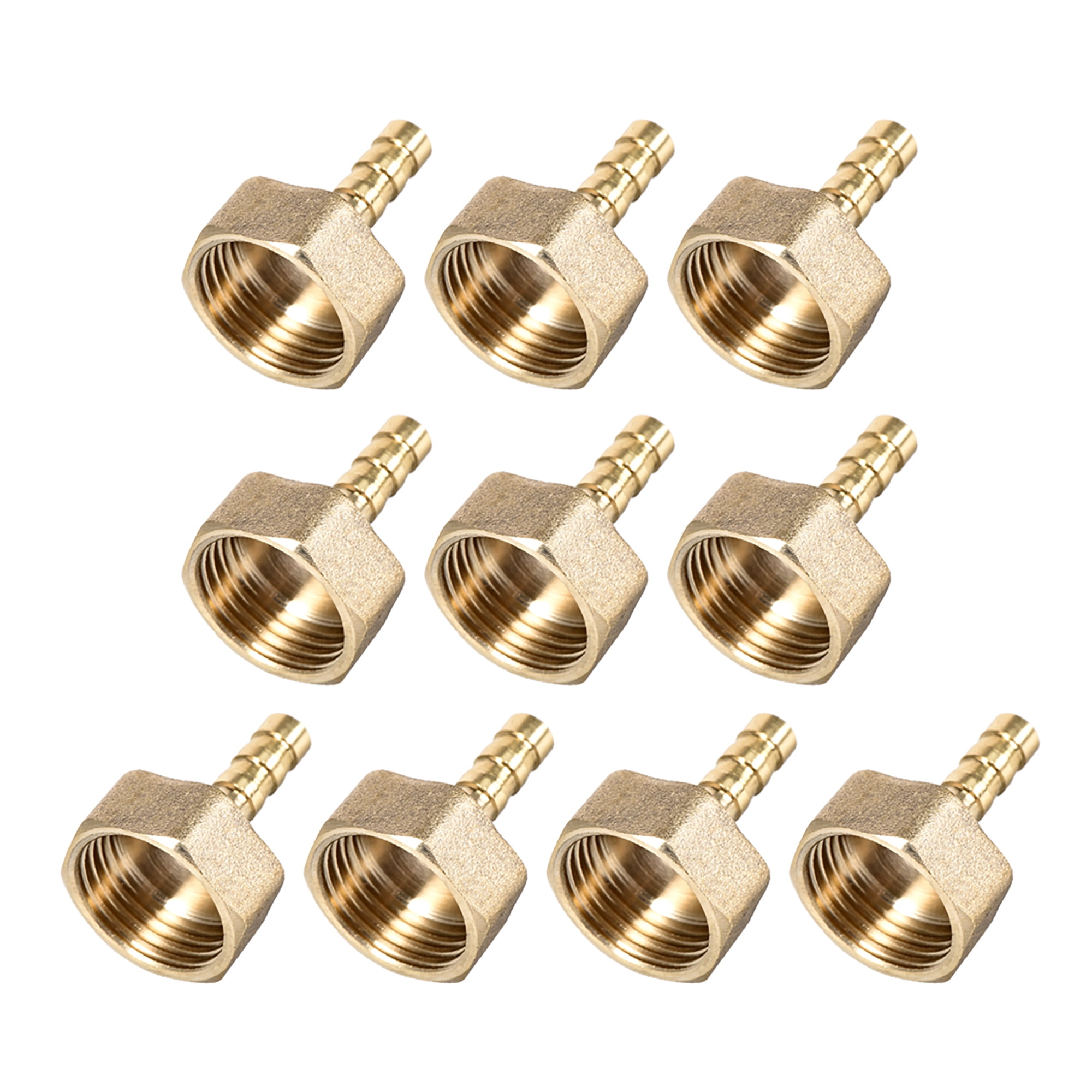Brass Barb Hose Fitting Connector Adapter 6mm Barbed x G1/2 Female Pipe