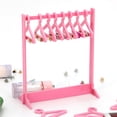 thumbnail image 5 of Cute Earring Rack Holder Coat Hangers Stand  Earring Closet Acrylic Earring Display Stand Earrings Organizer Ear Stud Holder, 5 of 7