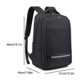 thumbnail image 2 of 2023 mochila del viaje de la mochila del ordenador portátil de 19 pulgadas con la mochila para hombre de la universidad de las mujeres del puerto de carga USB, 2 of 5
