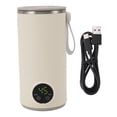 thumbnail image 2 of Calentador De Biberones Inalámbrico, 2 Baterías De 3000 MAh, Mezclador Calentador De Leche Portátil De Gran Capacidad, Carga USB, Calor De Hasta 55 Grados Celsius Para Café De, 2 of 7