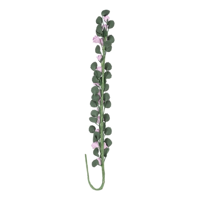 Flores en Miniatura, 1:12 Mini Dollhouse Garden Garden String Cadena de Hadas Accesorios de Casa de Hadas Plantas de Casas de Muñecas Camando Decorativo Decorativo de Muñeca de