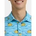 thumbnail image 3 of Birdie Bound Men's & Big Men's Novelty Print Golf Polo, Sizes S-5XL, 3 of 5