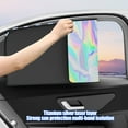 thumbnail image 4 of Qiweii Magnetic Car Sun Shade Curtains, 2-Pack Lightproof Window Sunshade for Side Windows, Universal Fit Sun Blocking Heat Insulation Shield for Sedans, SUVs, Vans, 4 of 9