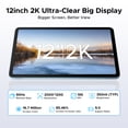 thumbnail image 5 of DOOGEE U12 Android 16 tablet, 12 inch FHD+(2000x1200) 90Hz Large Screen, 24GB+128GB/2TB, Gemini AI Octa Core Gaming Tablets, 9000mAh/18W, 2.4G/5G WiFi, Tablet with Pen,Keyboard,Mouse&Case, 5 of 9