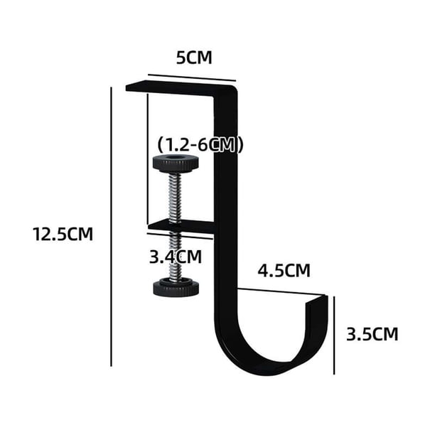 Gancho ajustable para medias de chimenea, colgador de ladrillo de aluminio resistente, diseño sin taladro, sostiene decoraciones para chimenea, mesa o estante.