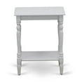 thumbnail image 3 of East West Furniture Nolan 3 Pieces Wood Queen Bedroom Set in White/Urban Gray, 3 of 8