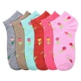 thumbnail image 1 of 6-PACK Women's Comfort Low Cut Socks, Spandex Socks, TULIP, 6-8, 1 of 1