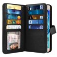 thumbnail image 2 of NEXTKIN Multi Card Slots Double Flap Wallet Pouch Case for Samsung Galaxy On5 G550 G500, Silver Dog Paws, 2 of 7