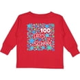 thumbnail image 3 of Inktastic 100 Days of School Stars in Blue Boys or Girls Long Sleeve Toddler T-Shirt, 3 of 5
