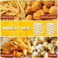 thumbnail image 6 of Uxcell 12 Pcs Popcorn Boxes, 3 Inch Popcorn Bucket Containers, Movie Night Supplies Paper Cups Holders Diagonal Stripe Pattern for Cinema, Gold, 6 of 7