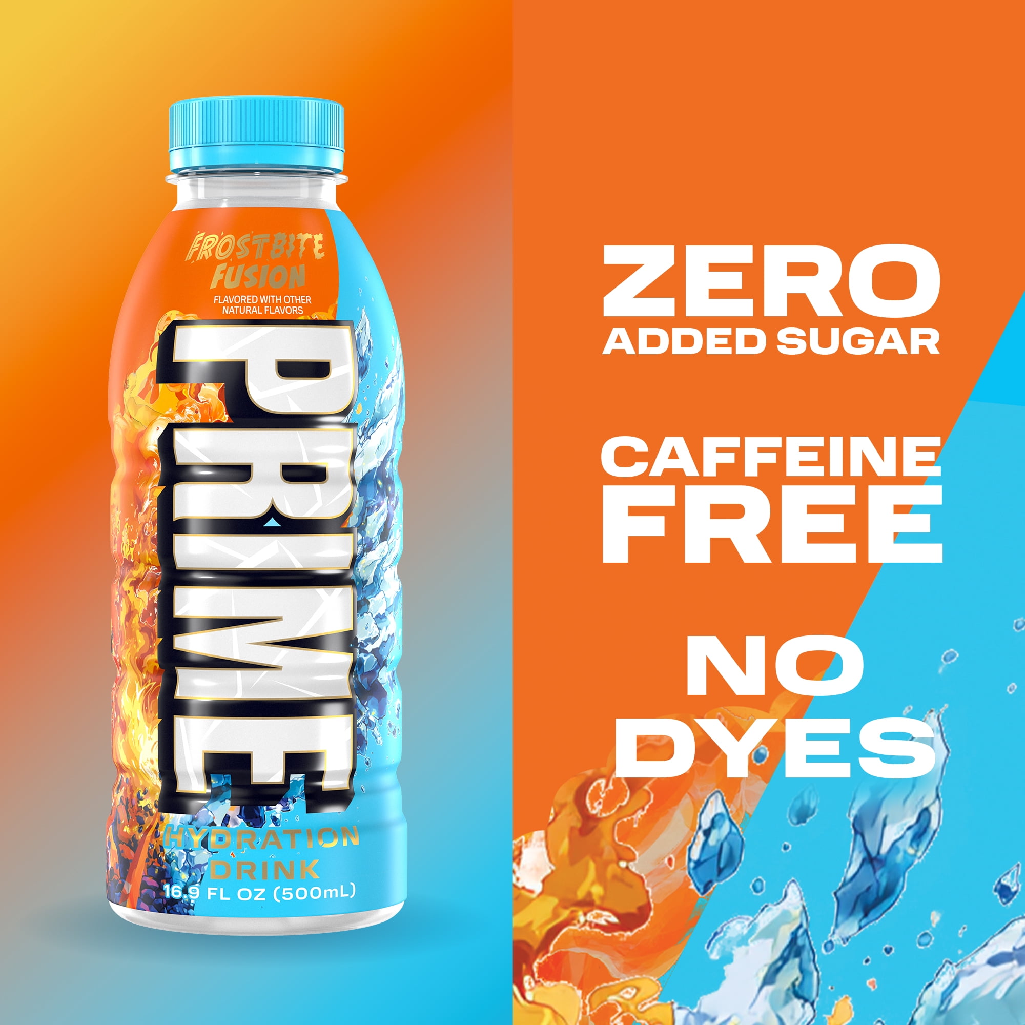 Prime Hydration Sports Drink, Frostbite Fusion, 16.9 fl oz, Bottle