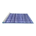 thumbnail image 2 of Ahgly Company Machine Washable Indoor Rectangle Abstract Blue Modern Area Rugs, 7' x 9', 2 of 4