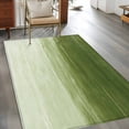 thumbnail image 3 of Abstract Ocean Washable Area Rugs 3'x5', Green Gradient Oil Painting Texture Low Pile Throw Living Room Rug Non-Slip Sturdy Edge Binding Carpet for Indoor Entryway Bedside Kitchen, 3 of 9