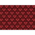 thumbnail image 1 of Ahgly Company Machine Washable Indoor Rectangle Transitional Deep Red Area Rugs, 8' x 10', 1 of 7
