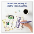 thumbnail image 4 of Marks A Lot Large Desk-Style Permanent Marker, Broad Chisel Tip, Purple, Dozen (8884) | Bundle of 5 Dozen, 4 of 7