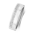 thumbnail image 2 of 18k White Gold Women Half Eternity Diamond Ring Brilliant Cut 0.25 Carat H - I1 I2, 2 of 2