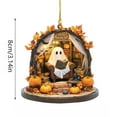 thumbnail image 2 of Darzheoy Hanging Decoration Halloween Themed Ornament for Home Decor Holiday Party Display 8cm Size, 2 of 6