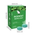 thumbnail image 3 of Mouse Pellets Killer - 12 Pack Mint Scented Rat Deterrent, Non-Lethal, 3 of 8