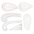 thumbnail image 2 of 6 Pcs Règle Courbe Multi-Fonction Plastique Variable Outil de Couture Étanchéité Vêtements, 2 of 8