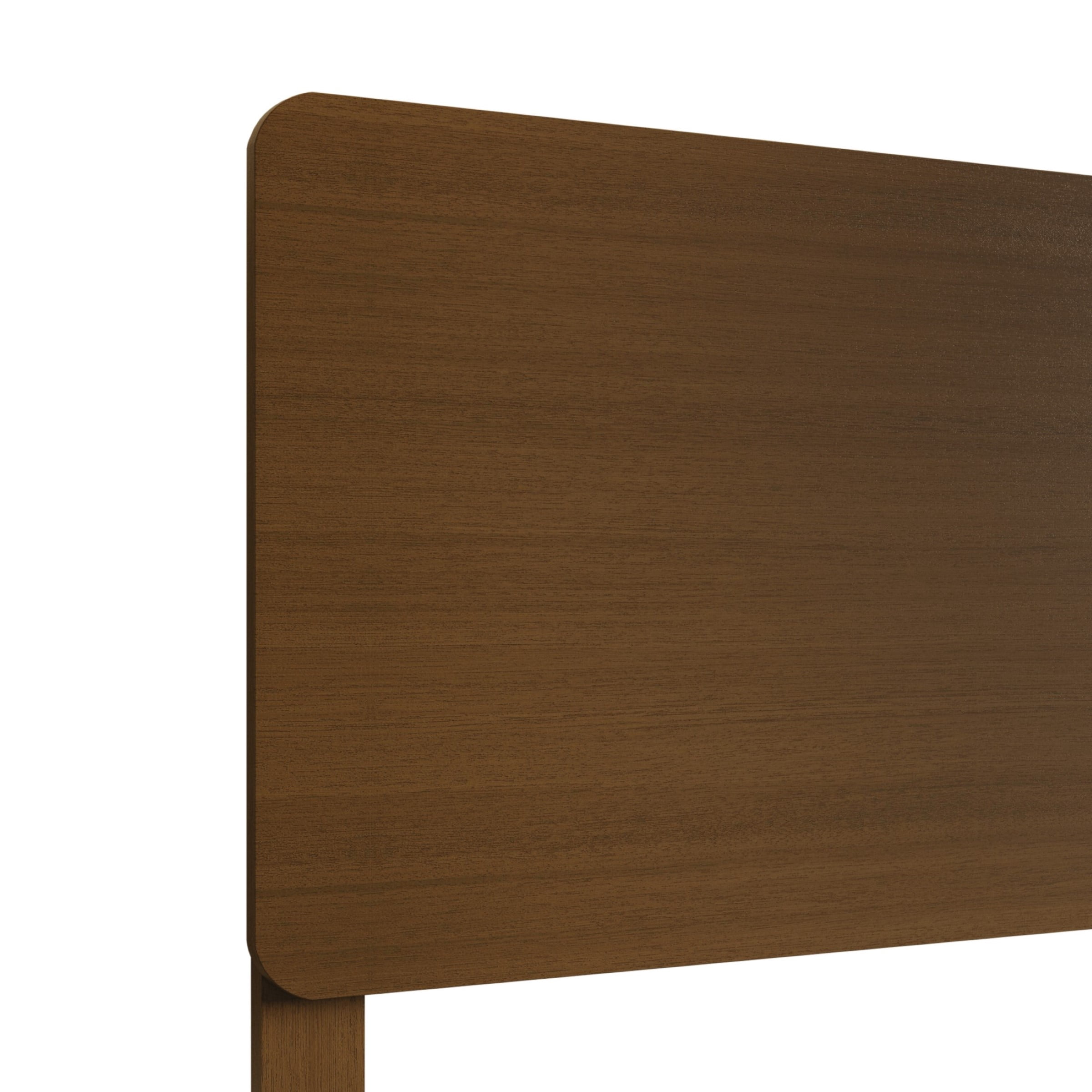 Home Design Keokuk Queen Headboard with Minimalist Design & Easy Installation, Brown, Easy Assembly