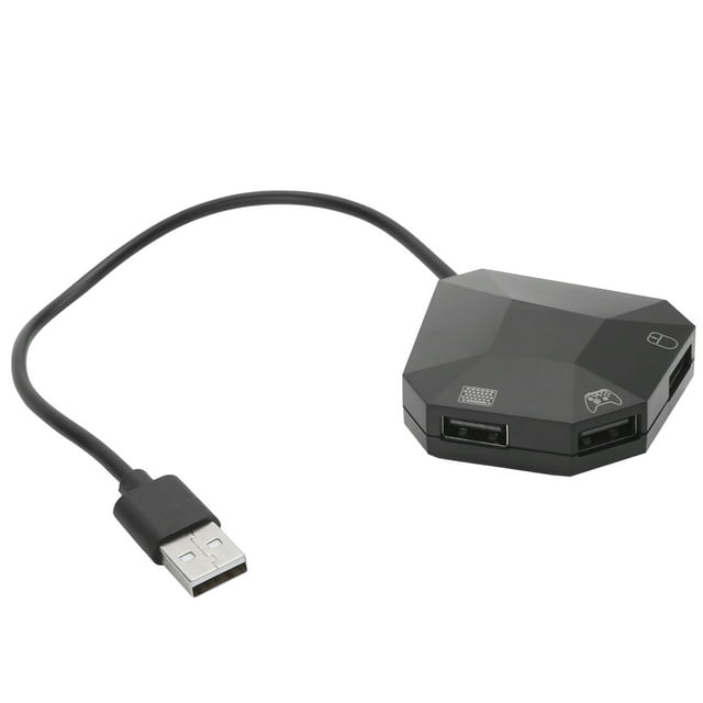 Convertidor de teclado y ratón, para cambiar teclado y ratón, adaptador convertidor multifuncional