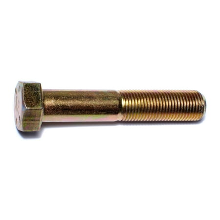 

9/16 -18 x 3 Zinc Plated Grade 8 Steel Fine Thread Hex Cap Screws HCS8-349