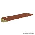 thumbnail image 3 of Washington Square Collection 16-in Solid IPE Ironwood Shelf in Satin Nickel, 3 of 5