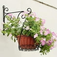 thumbnail image 5 of 2 piezas Suspensión Crochet en Fer Forgé Support Plante Mural con Vis Accroche Plante Mural Suspensión Crochet Plante 3121cm Rétro para Jardin Balcon Lanterne Plants Déco (sans panier, 5 of 5