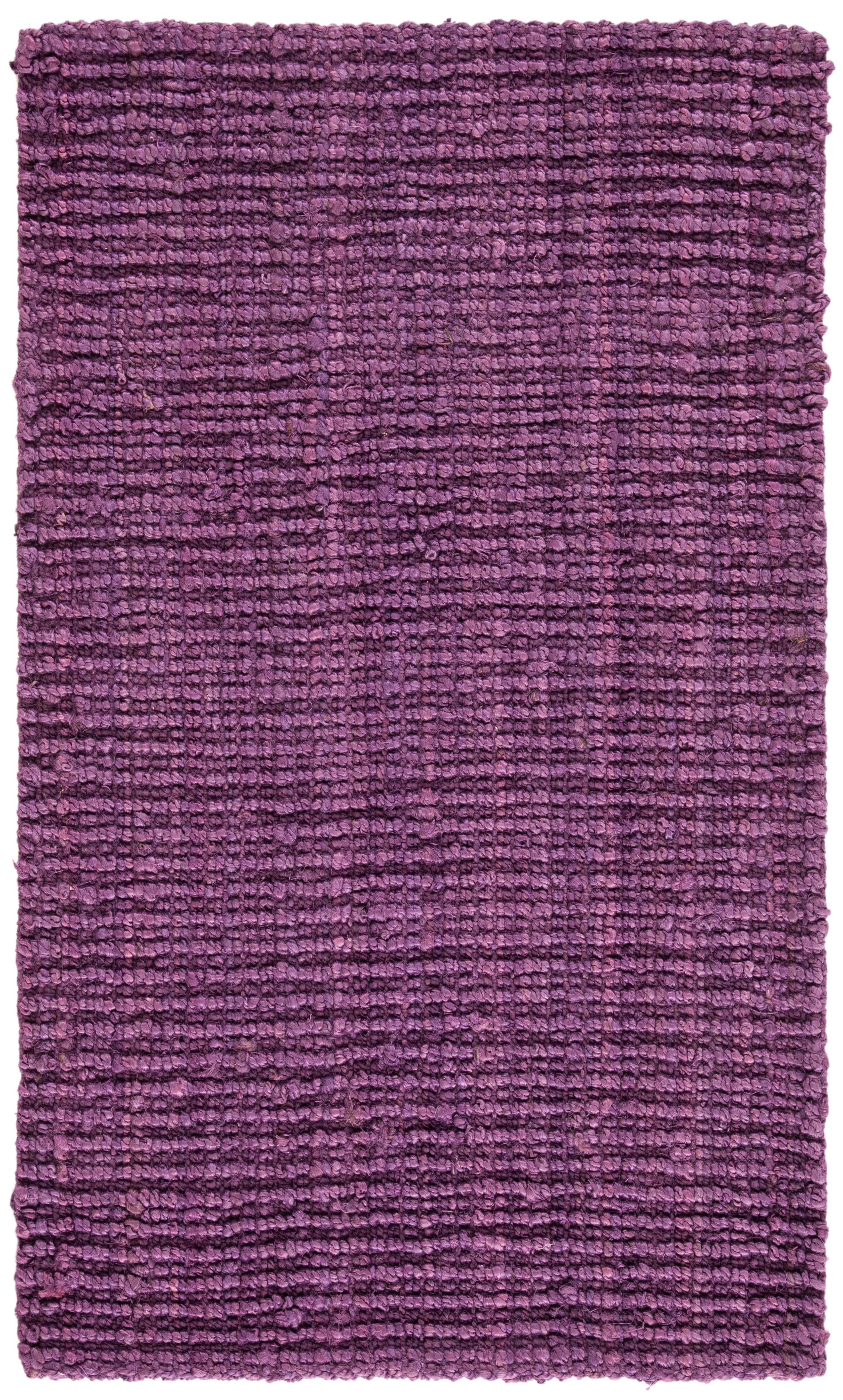 Safavieh Natural Fiber Levi Solid Area Rug, Purple, 4' x 6'