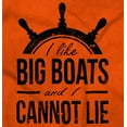 thumbnail image 2 of I Like Big Boats and I Cannot Lie Plus Size Crewneck Graphic Tee Shirt Brisco Brands 4X, 2 of 5