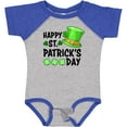 thumbnail image 3 of Inktastic Happy St. Patrick's Day Green Hat and Clovers Boys or Girls Baby Bodysuit, 3 of 5